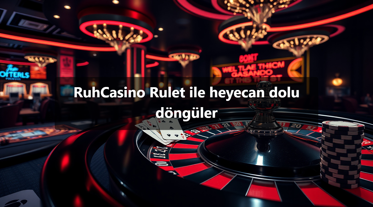 RuhCasino Rulet ile heyecan dolu döngüler